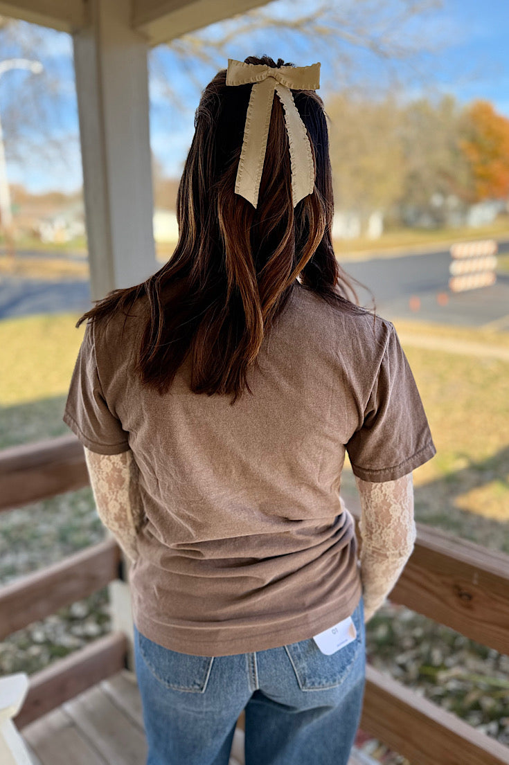 "Make a Way" Washed Brown CC  Tee