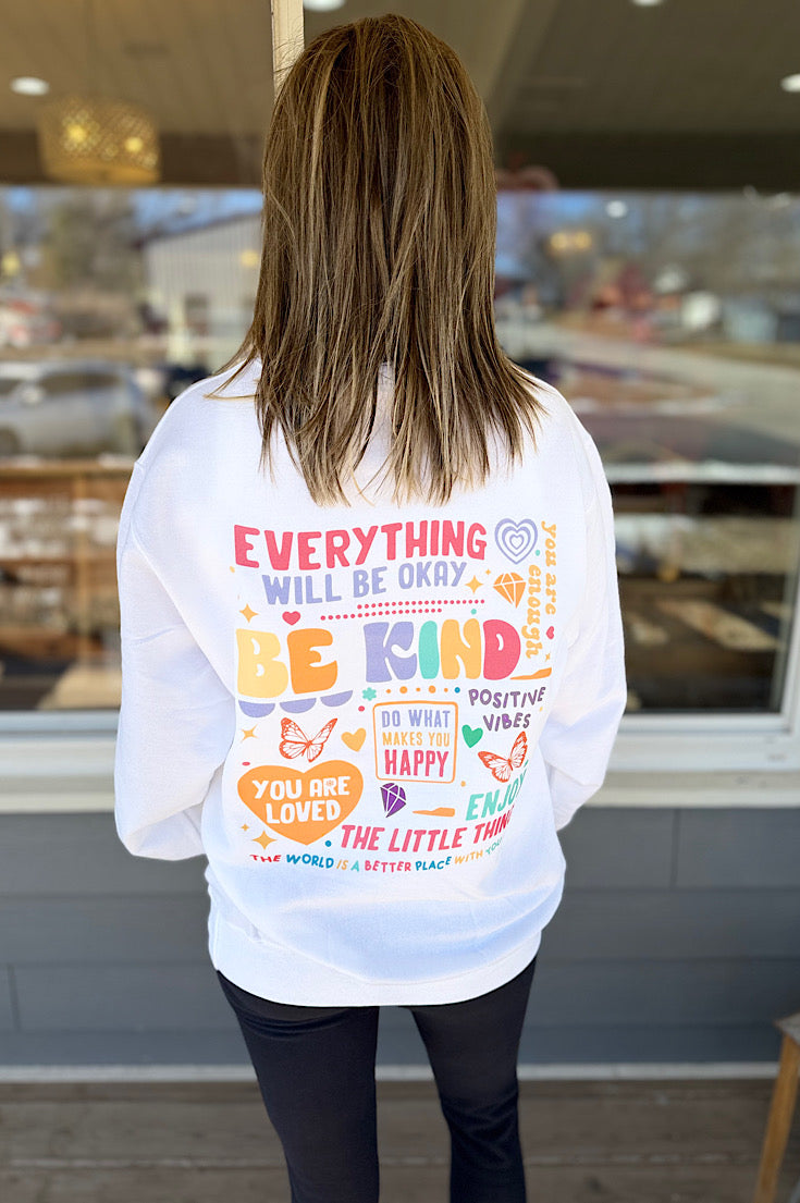 Positive Vibes Dual Sided Fleece