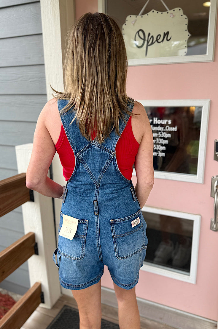 Weslie Medium Wash Overalls