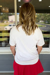 Retro Volleyball Roof Roof Tee-Adult
