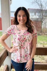 Fisher Blush Floral Top