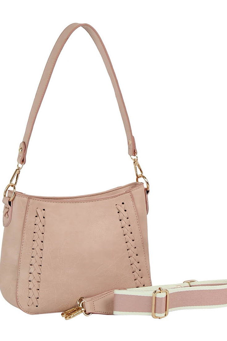 Darcy Braided Detail Shoulder Bag {2 colors}