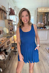 Cody Bright Navy Casual Romper