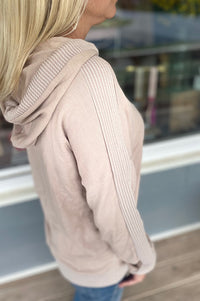 Sullivan Taupe Lightweight Hoodie