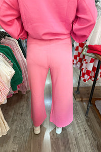Koda Scuba Wide Leg Crop Pants {2 Colors}