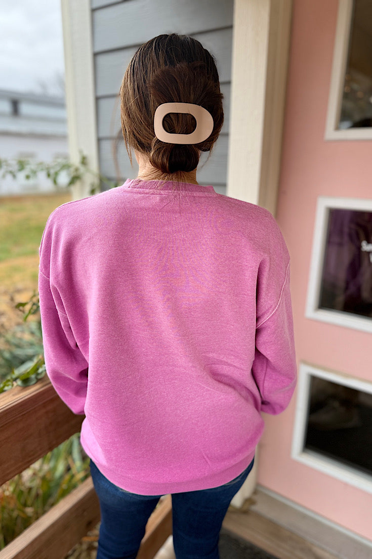 Genesis Orchid Fleece Crew Neck