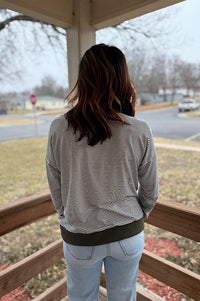 Stacy Stripe Long Sleeve Pullover