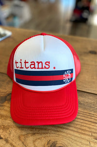 Titans Stripe Foam Trucker Hat {2 colors}