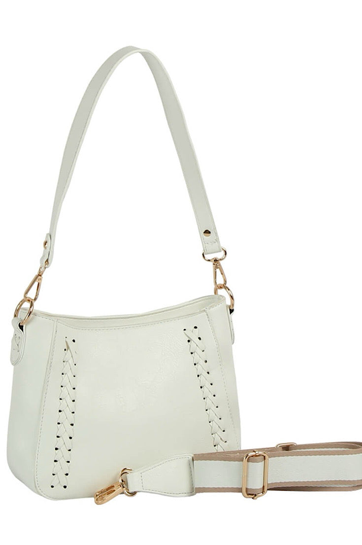 Darcy Braided Detail Shoulder Bag {2 colors}