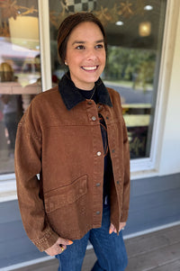 Charlie Brown Denim Relaxed Fit Barn Jacket
