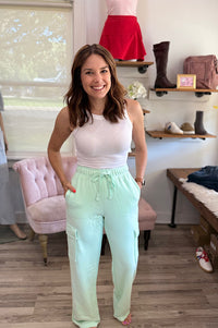 Barrie Straight Cargo Sweatpants {3 colors}