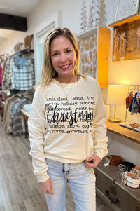 All The Christmas Things Long Sleeve Tee