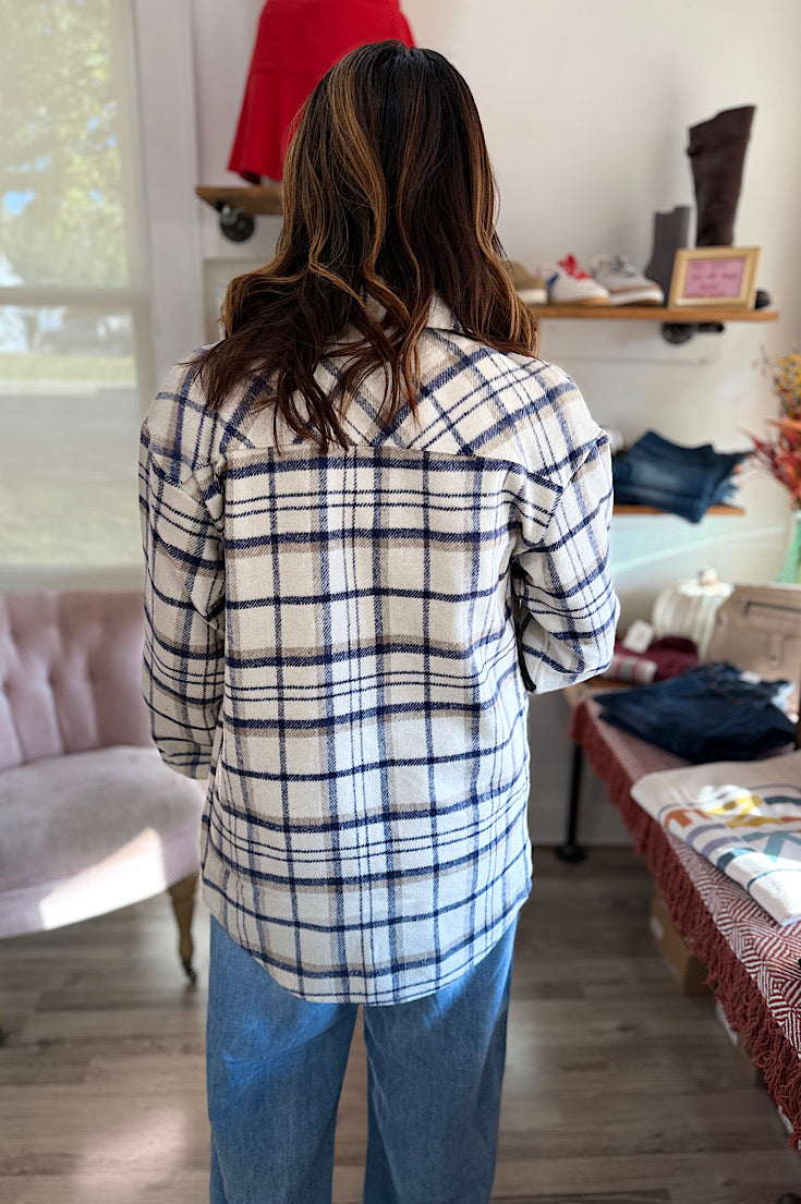 Sawyer Plaid Flannel Jacket
