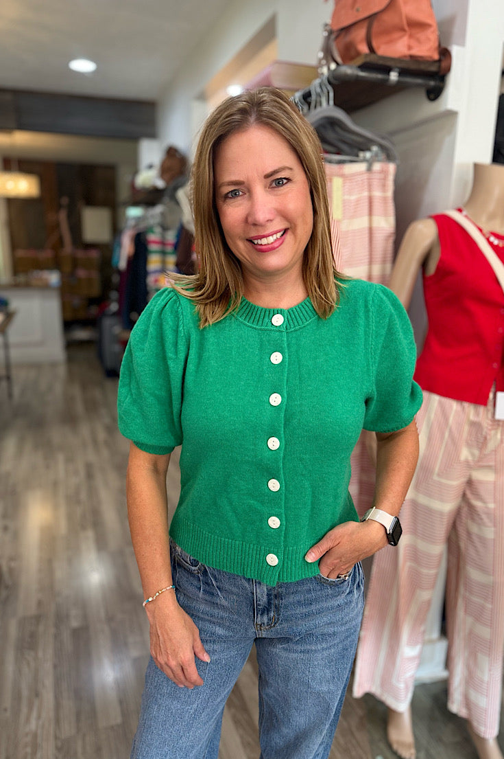 Sylvie Green Tee Sweater
