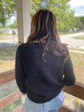 Aubree V-Neck With X Strap Sweater {2 colors}