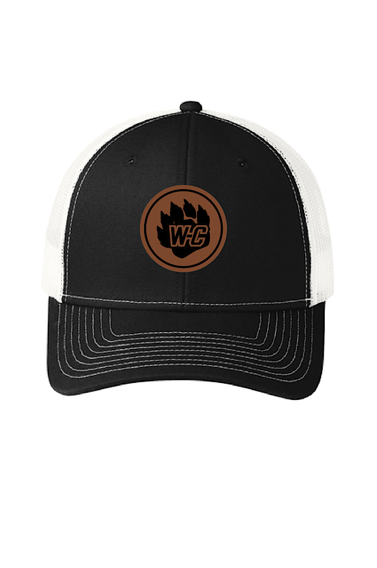Round Leather Patch Hat-Youth and Adult