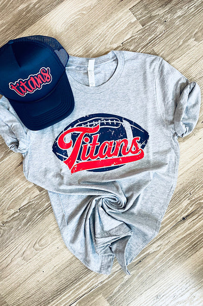 Titans Retro Football Tee