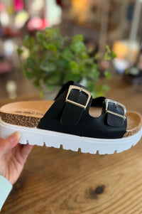 Double Buckle Sandals