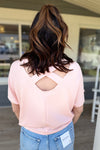 Khloe Blush Crisscross Back Top