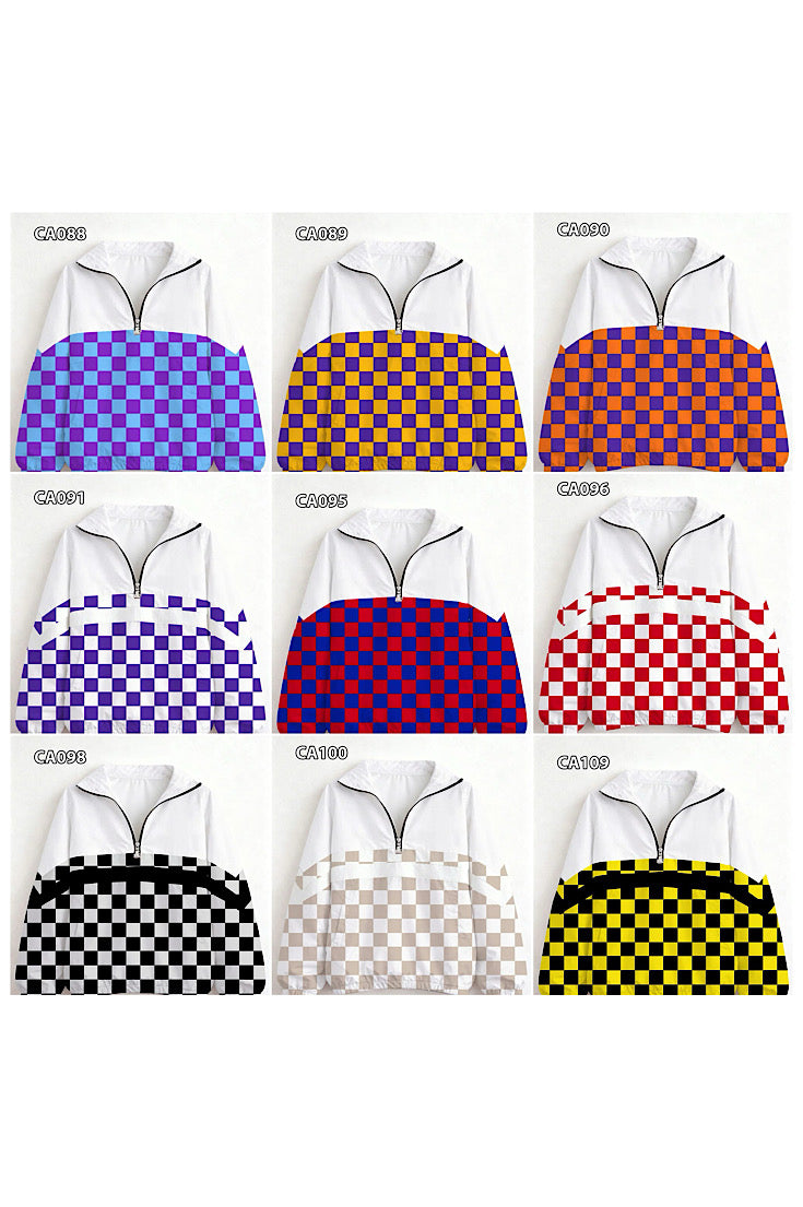 Custom New Pattern Design Windbreaker -Youth and Adult