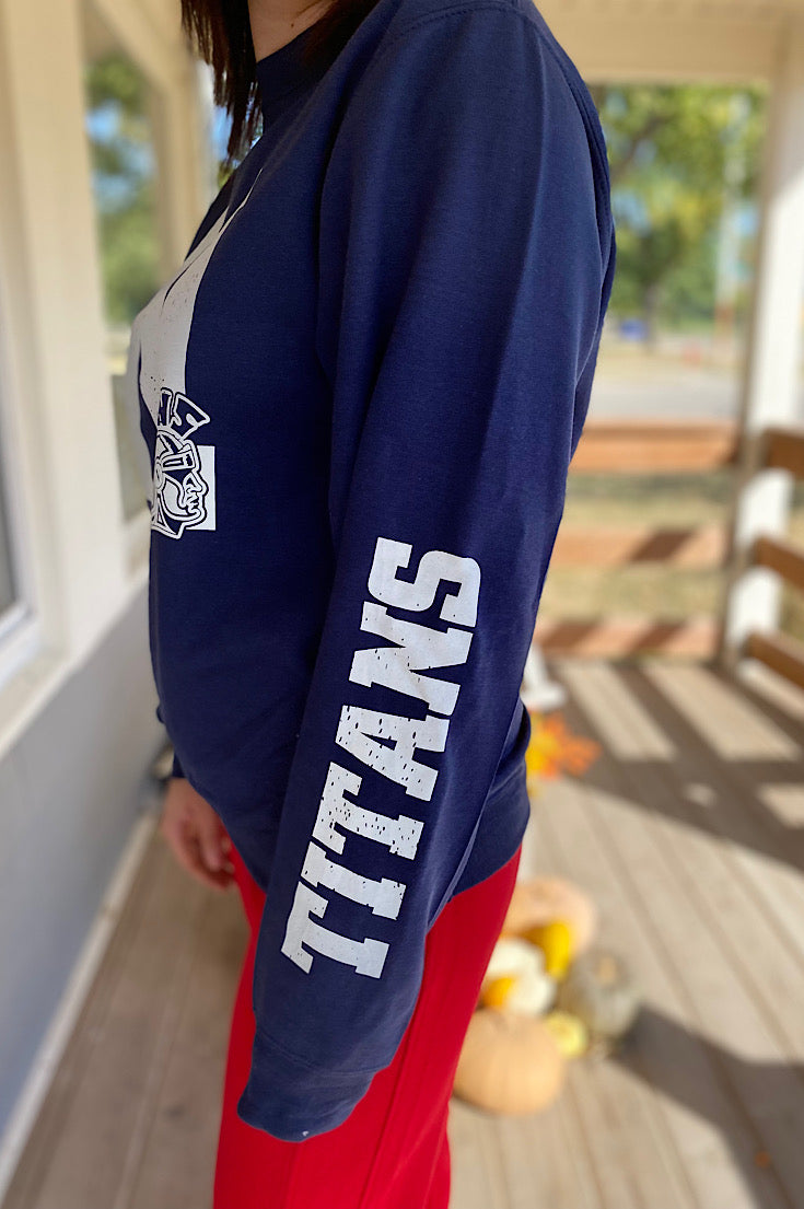 Big N Titans Navy Sweatshirt