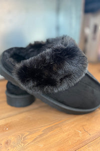 Breckyn Fur Lined Clog Slippers {2 colors}