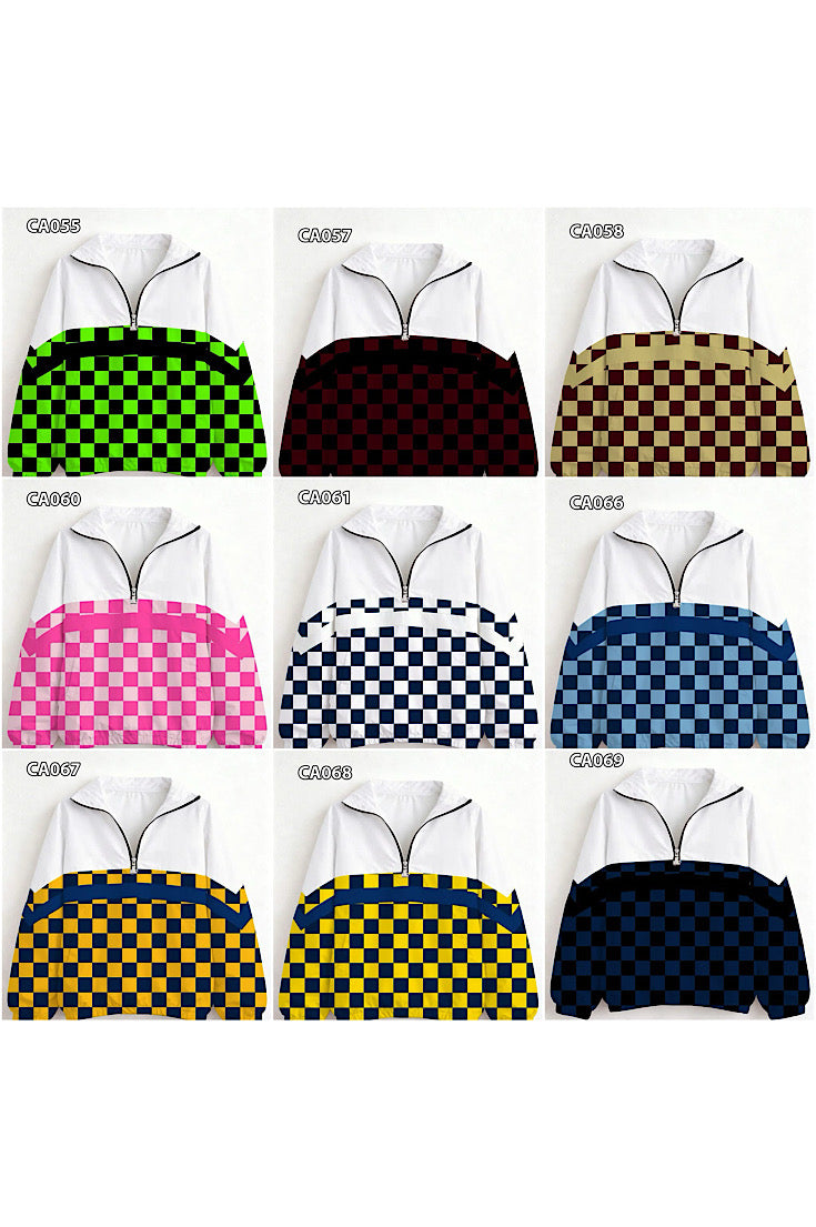 Custom New Pattern Design Windbreaker -Youth and Adult