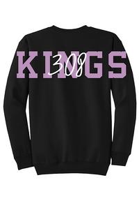 308 Kings Long Back Sweatshirt -Black or Natural