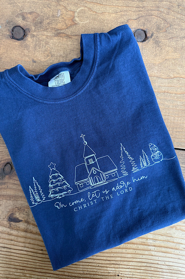 Oh Come, Let Us Adore Him Tee