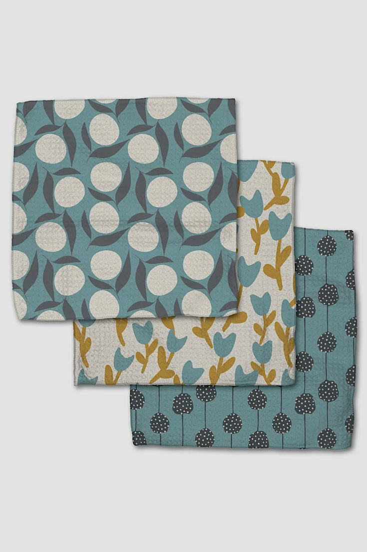 Geometry Dishcloth Set of 3