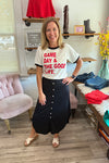 Ember Button Front Midi Skirt {2 colors}
