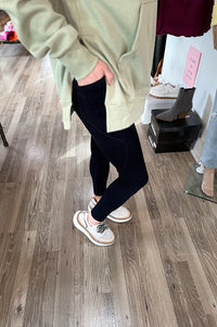 Adam Black High Waisted Leggings