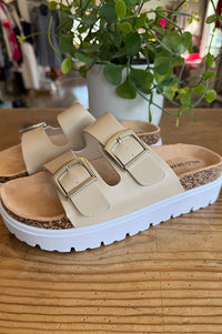 Double Buckle Sandals