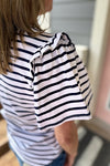 Bianca Navy Stripe Tee