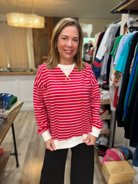 Harlow Stripe Lightweight Pullover {2 colors}