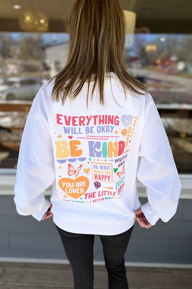 Positive Vibes Dual Sided Fleece