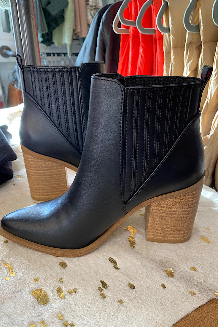 Bodie Black Ankle Bootie