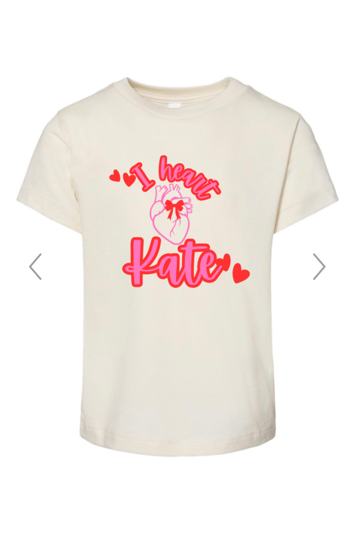 I Heart Kate Benefit Tees {Toddler, Youth and Adult}