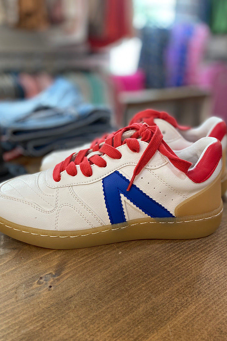 Jessie Red White Blue Sneakers by MiA