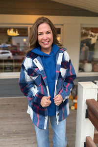 Finn Fleece Plaid So Soft Shacket {2 colors}