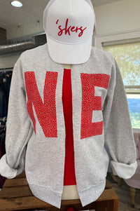 Gray NE Sweatshirt Cardi
