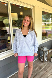Hadley Waist Length Terry Hoodie {2 colors}