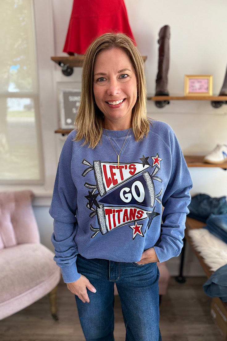Let's Go Titans Pennant Fleece