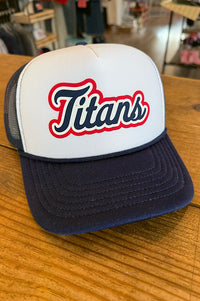 Titans Bubble Outline Trucker Hat -Youth and Adult