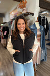 Gentry Sleeveless Puffer Vest {2 colors}
