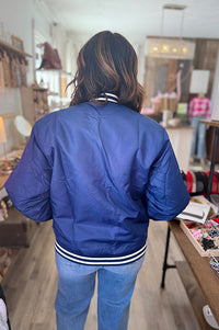 Kymora Navy Bomber Jacket