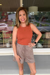 Keegan Scuba Drawstring Shorts {2 colors}
