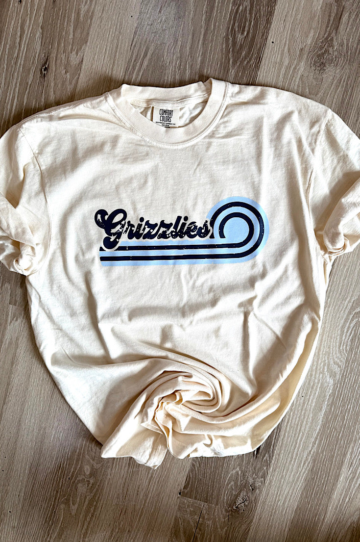 Grizzlies Retro Comfort Colors Tee