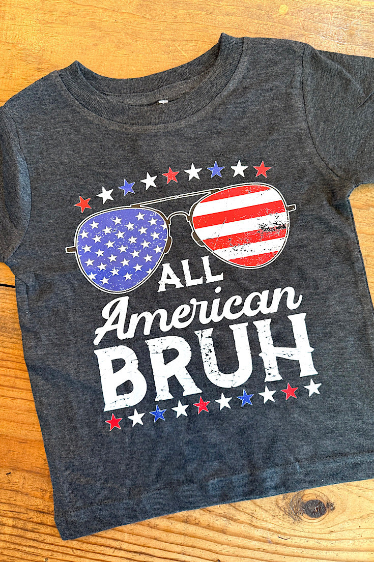 All American Bruh Toddler Tee
