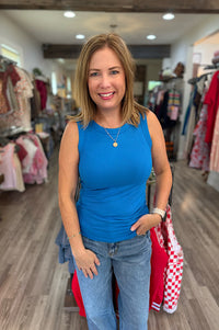 Breezie Essential Ribbed Tank Top {4 colors}